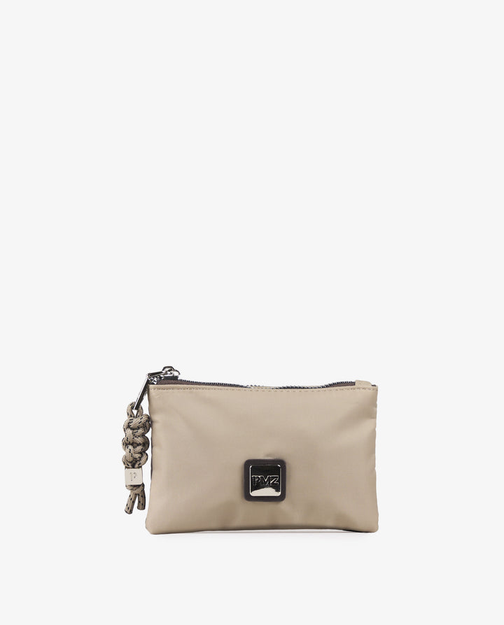 MONEDERO NYLON BEIGE