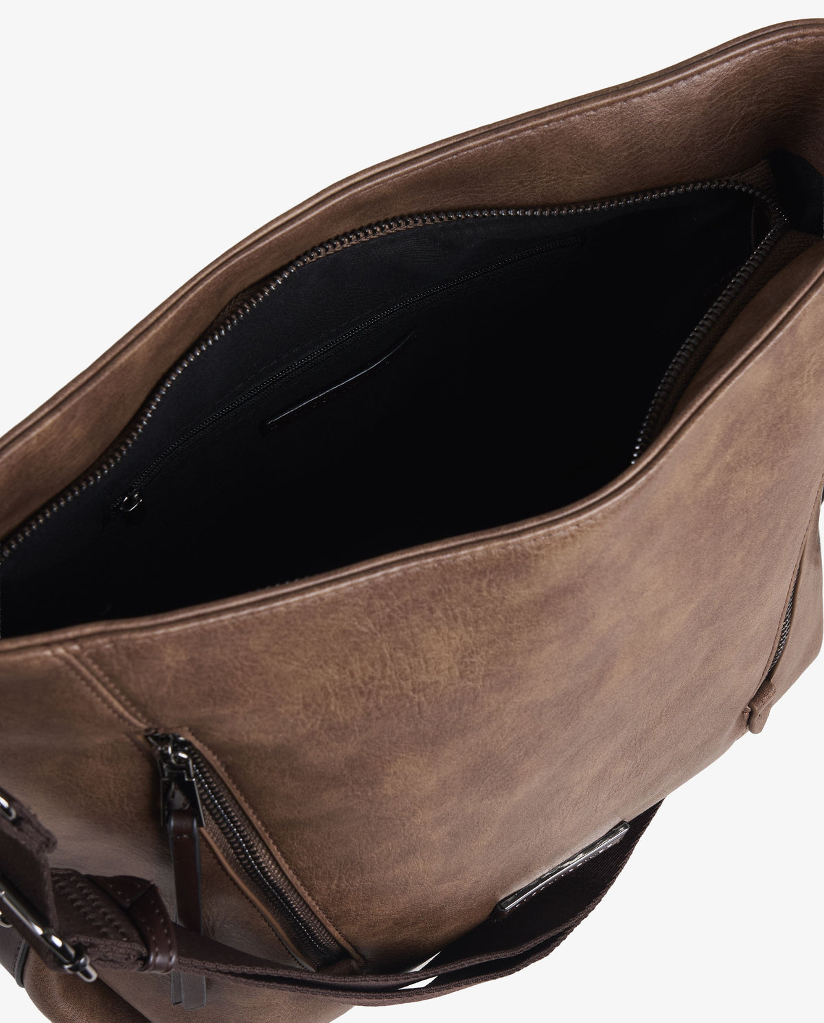 HOBO CREMALLERAS MARRÓN