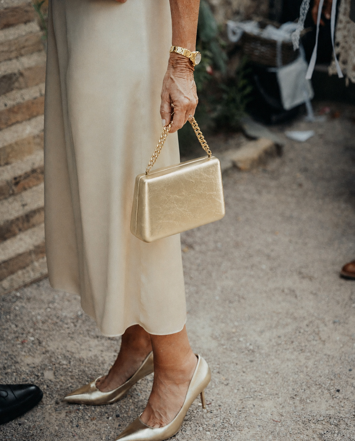 BORSETTA CLUTCH MANICO A CATENELLA