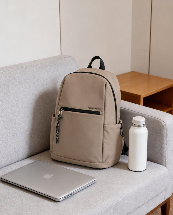 MOCHILA ANTIRROBO BEIGE