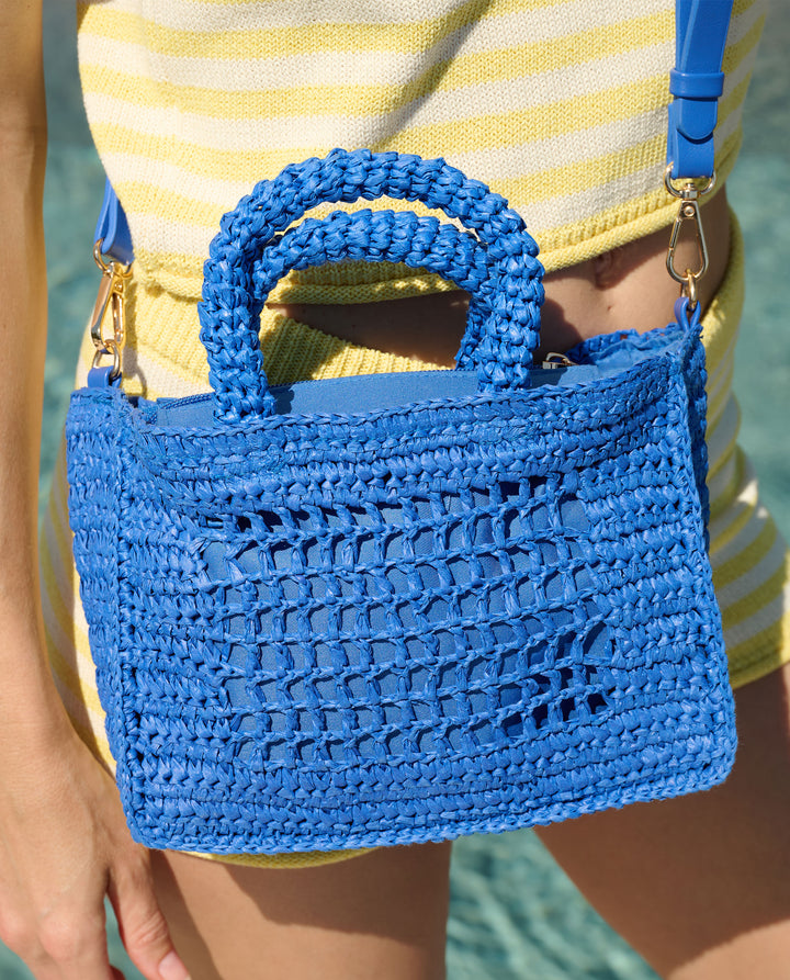 RAFIA MINI AZUL