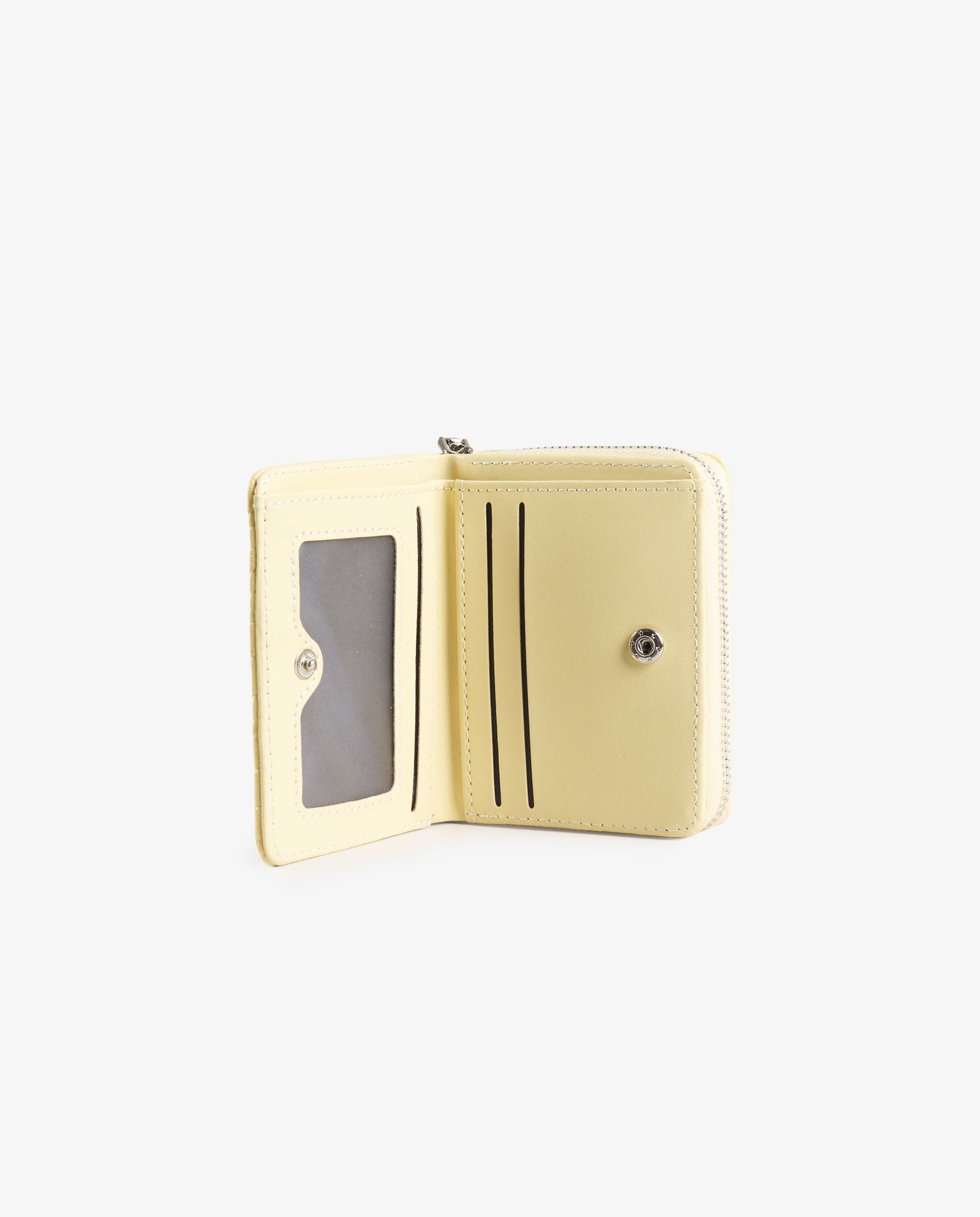 BILLETERA TRENZADA AMARILLO