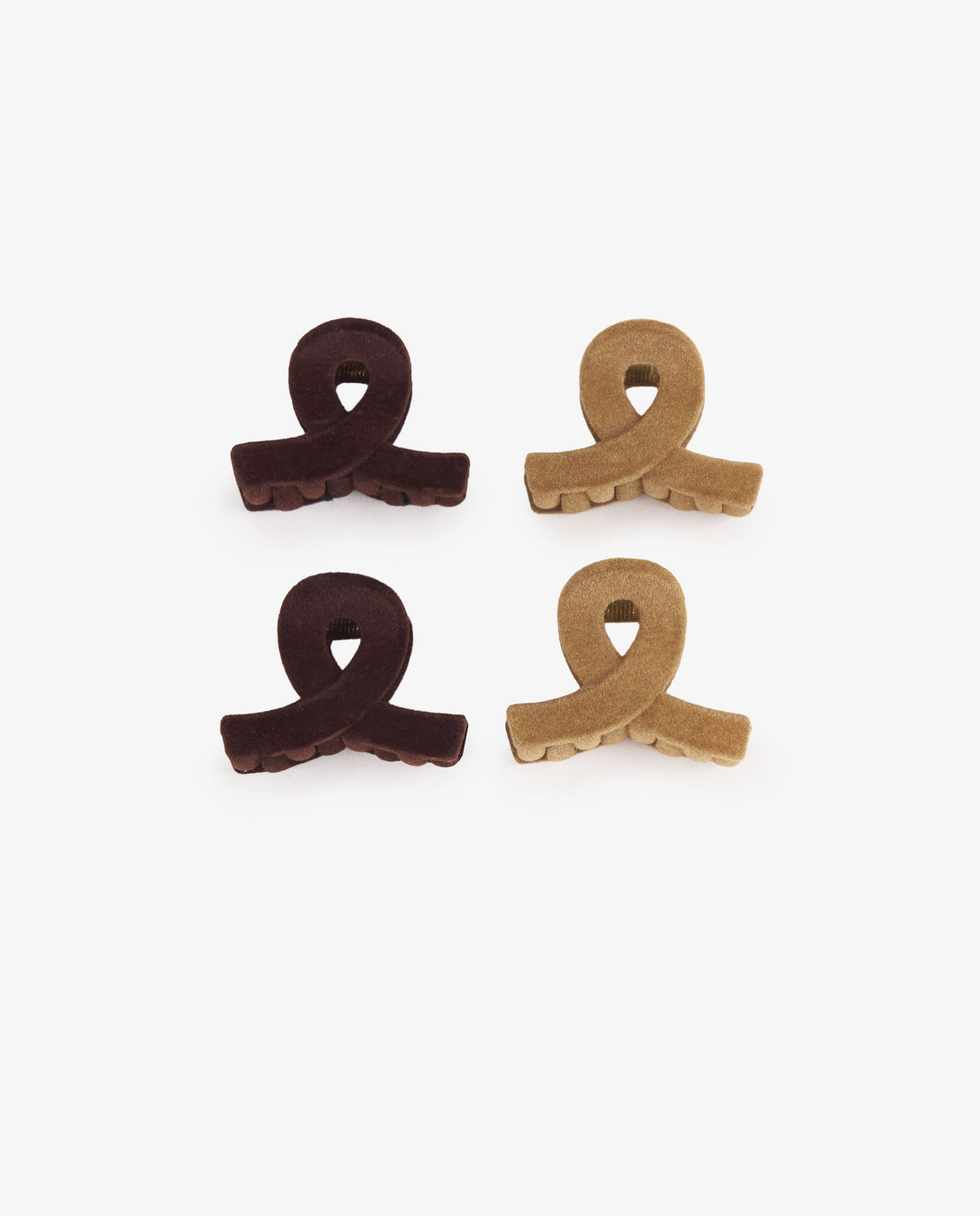 SET PINZAS LAZO TERCIOPELO
