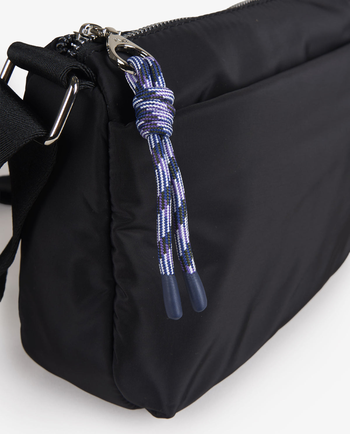 BANDOLERA NYLON NEGRO