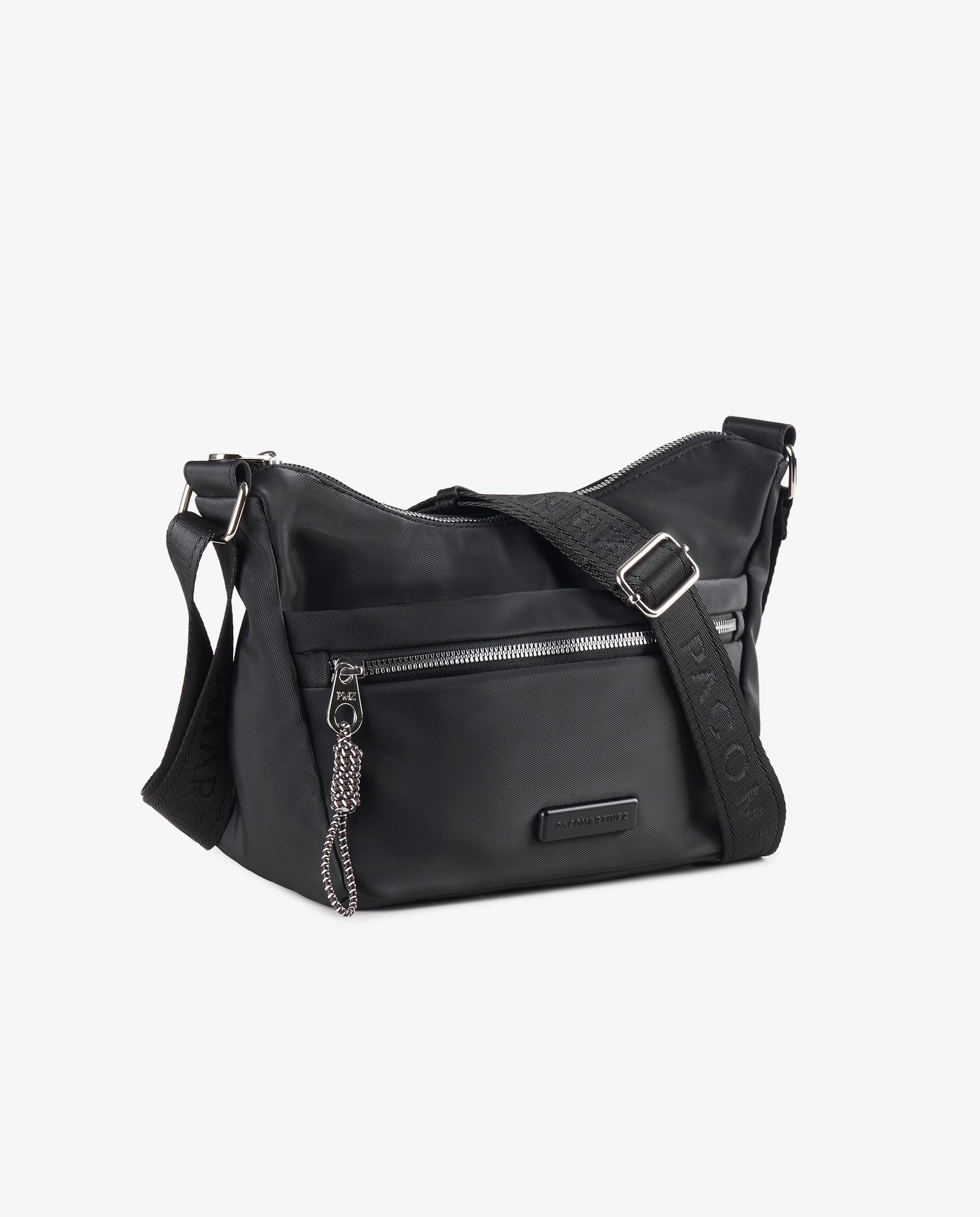 BANDOLERA ENGOMADO NEGRO