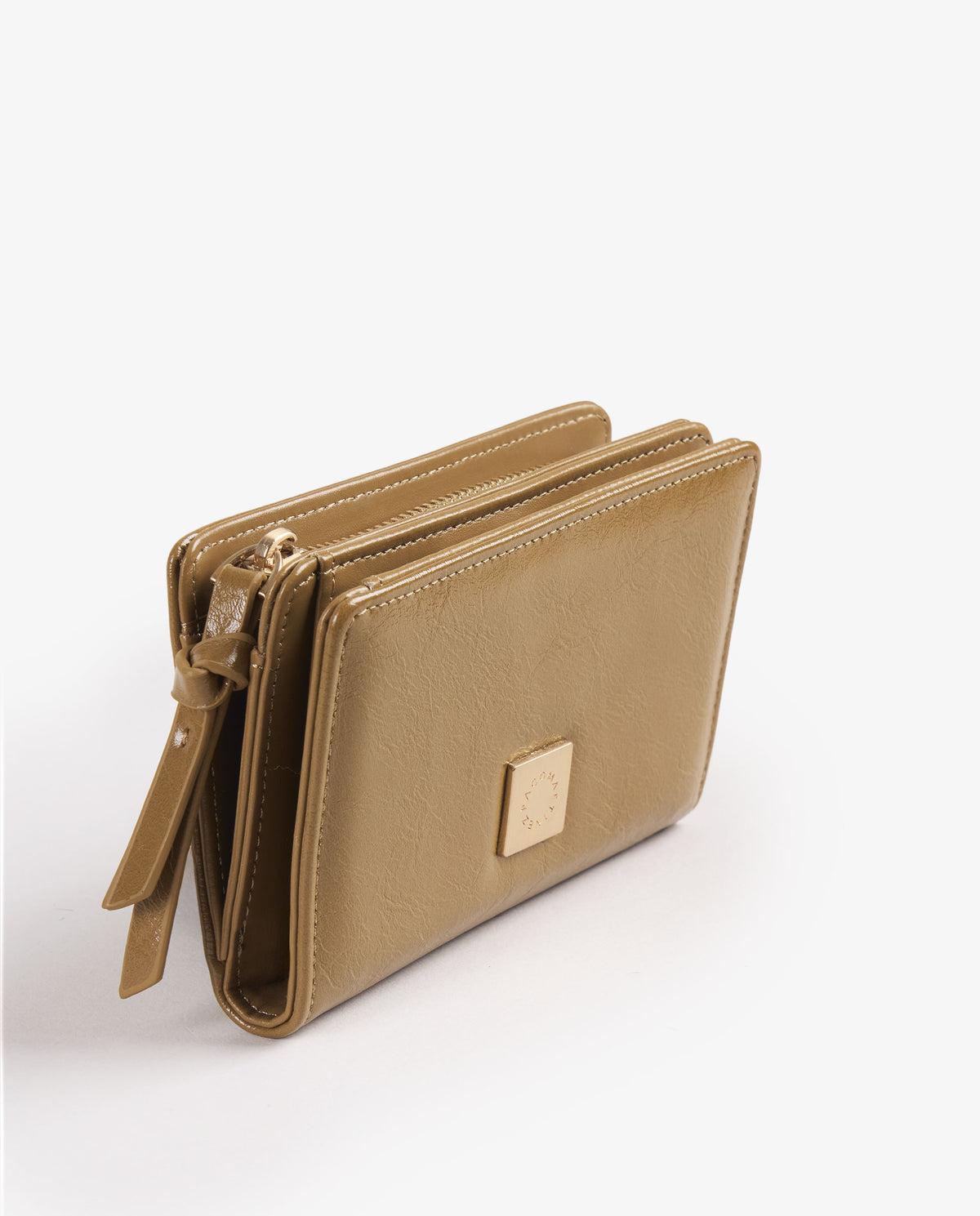 BILLETERA BRILLO CAMEL