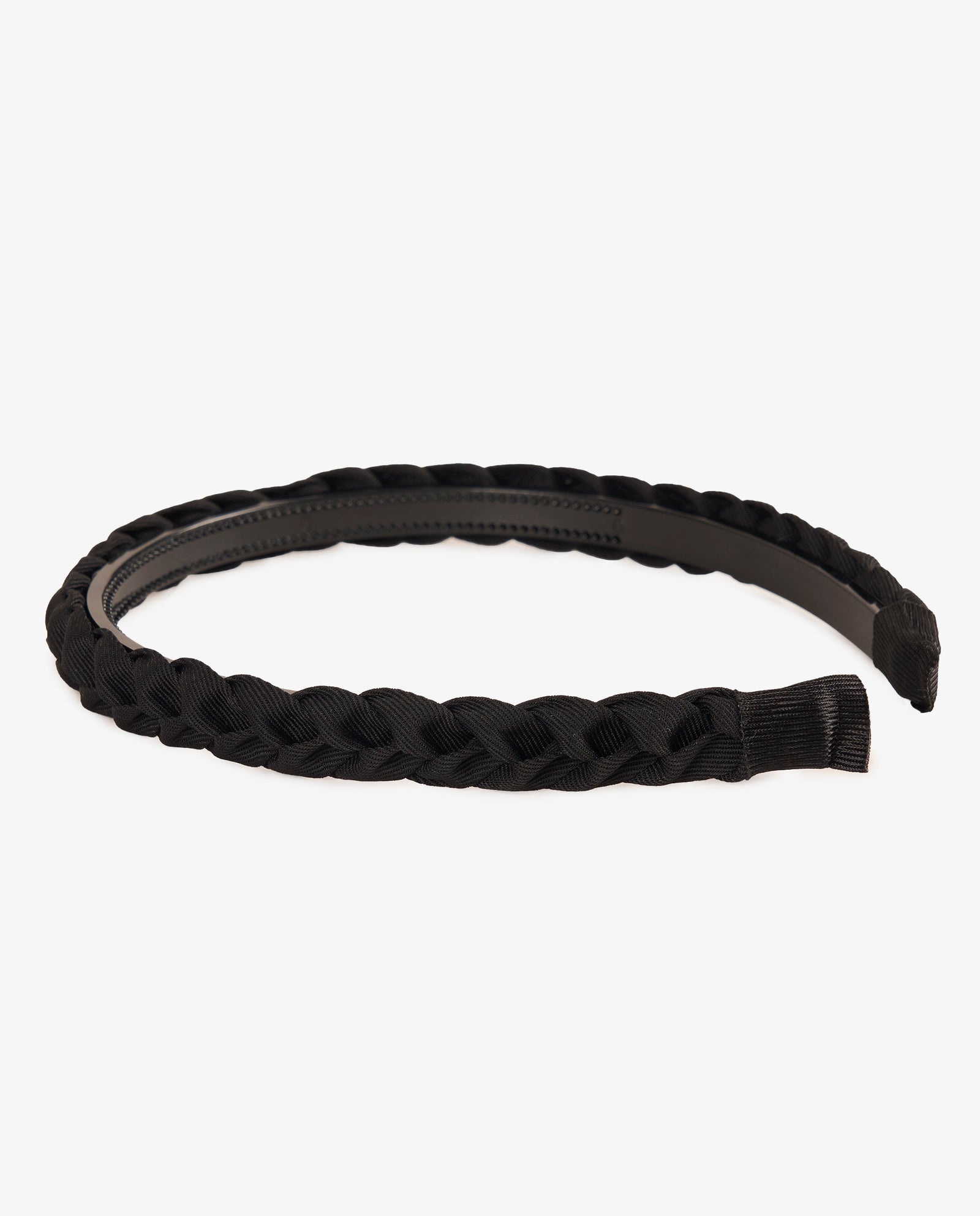 DIADEMA TRENZADO NEGRO
