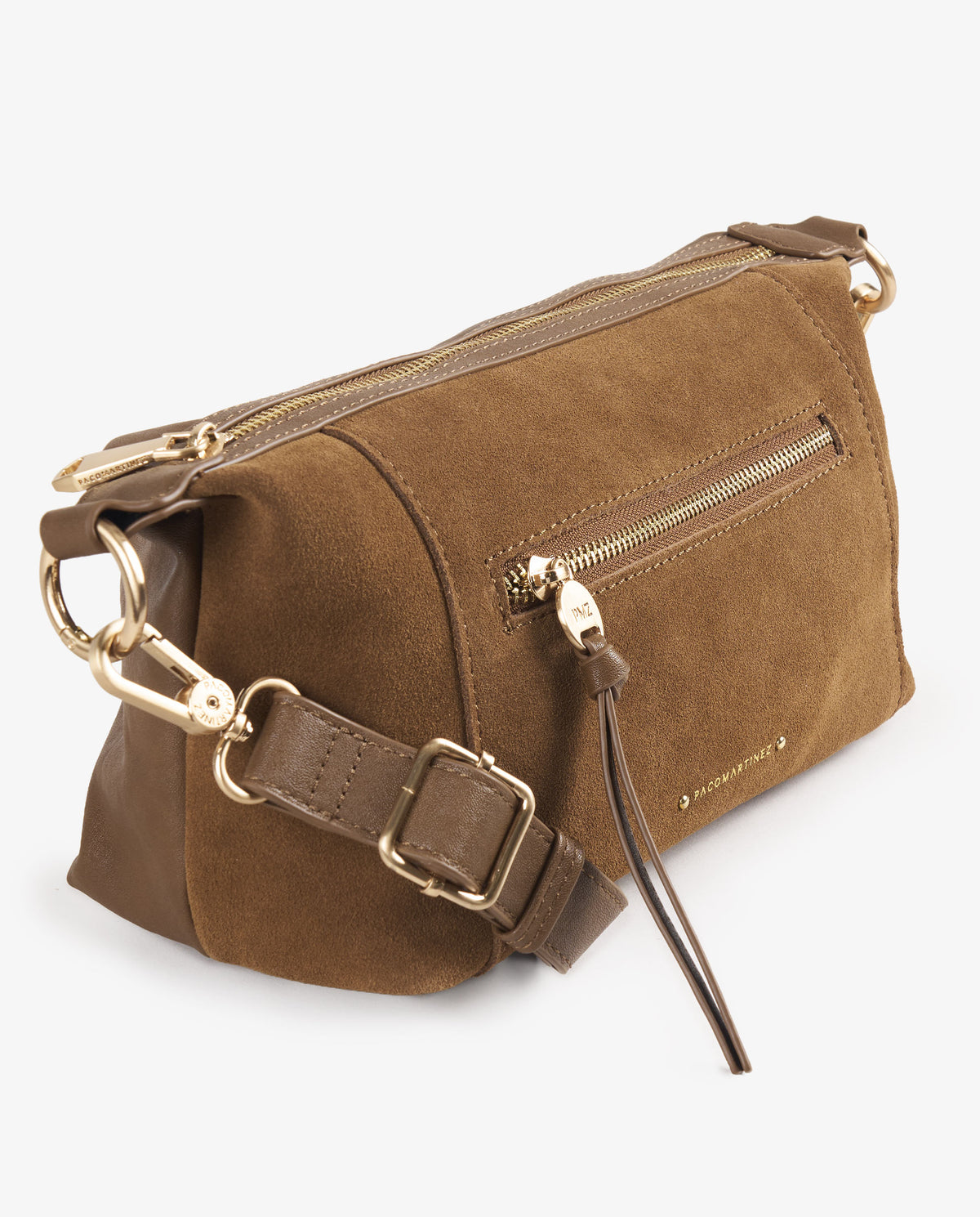 BANDOLERA PIEL CAMEL