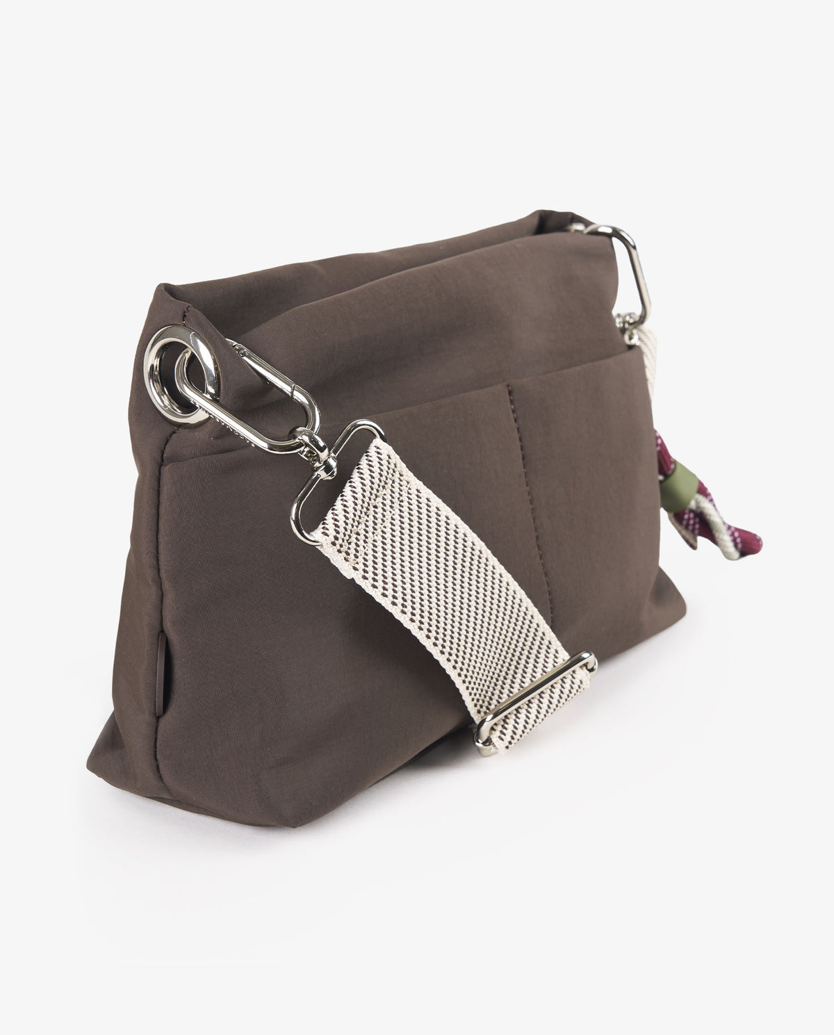 BANDOLERA NYLON MARRÓN