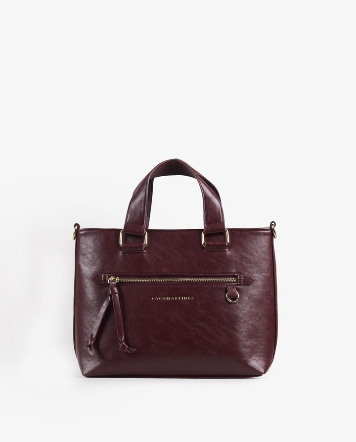 TOTE GLANZ BORDEAUX