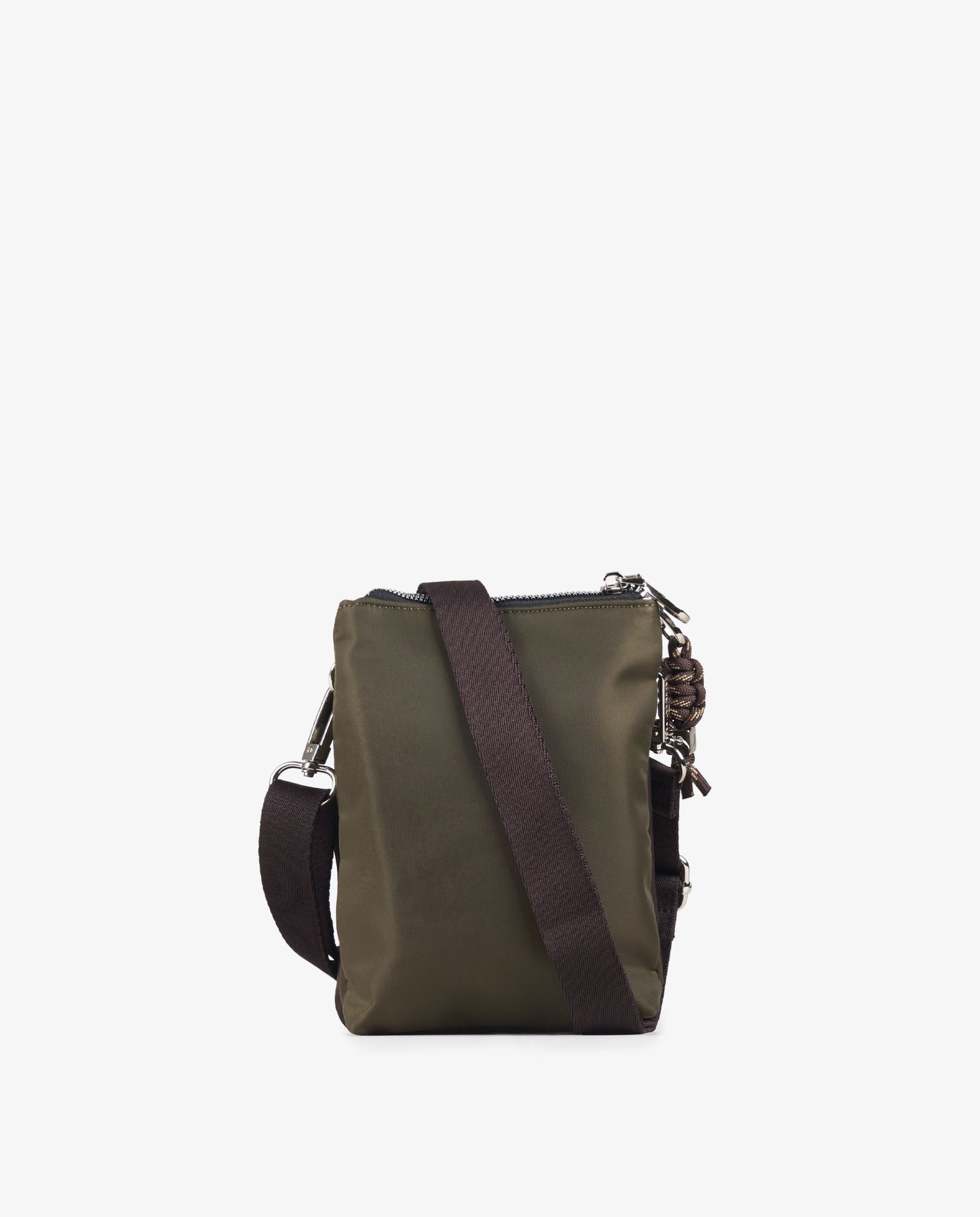 PORTAMOVIL NYLON BICOLOR MARRÓN