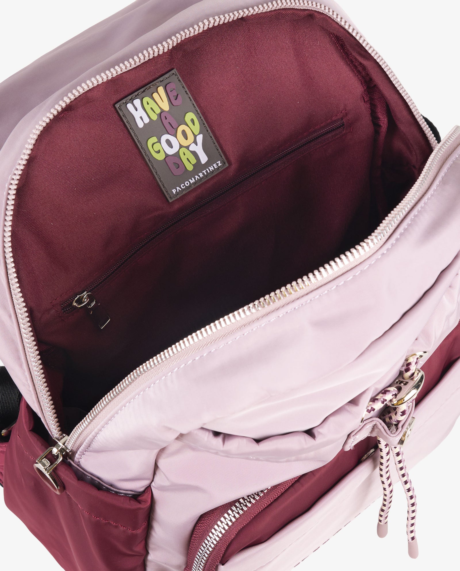 MOCHILA TRICOLOR ROSA