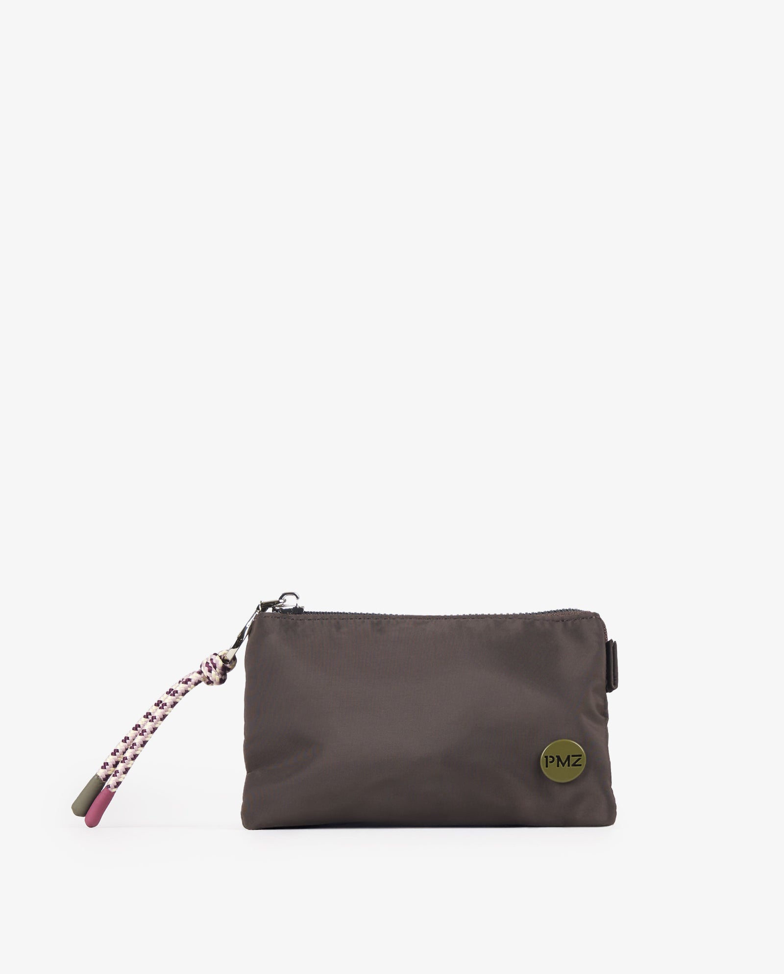 MONEDERO TRICOLOR MARRÓN
