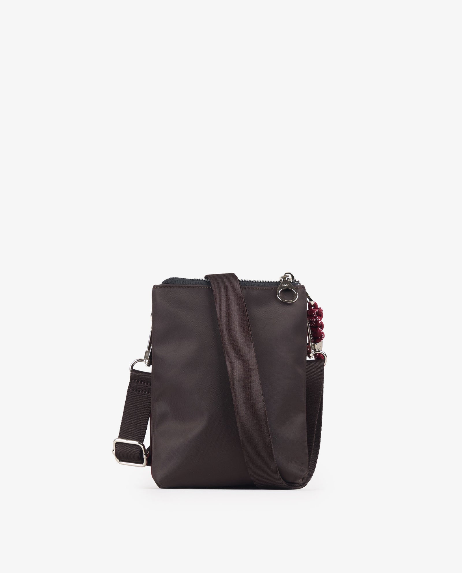 PORTAMOVIL NYLON BICOLOR BURDEOS