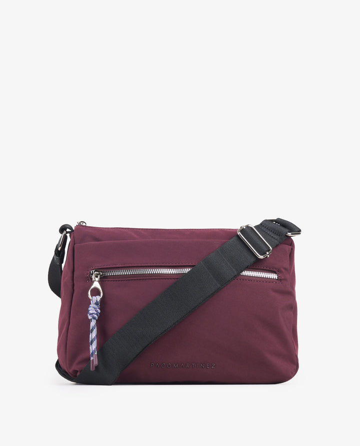 BANDOLERA CHARM BURDEOS