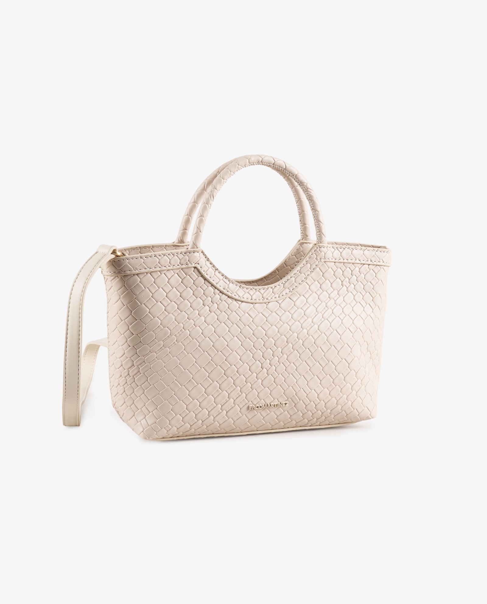 TOTE TRENZADO BEIGE