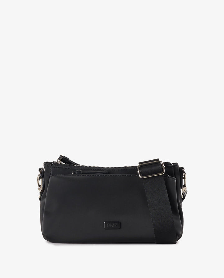 BANDOLERA ENGOMADA NEGRO