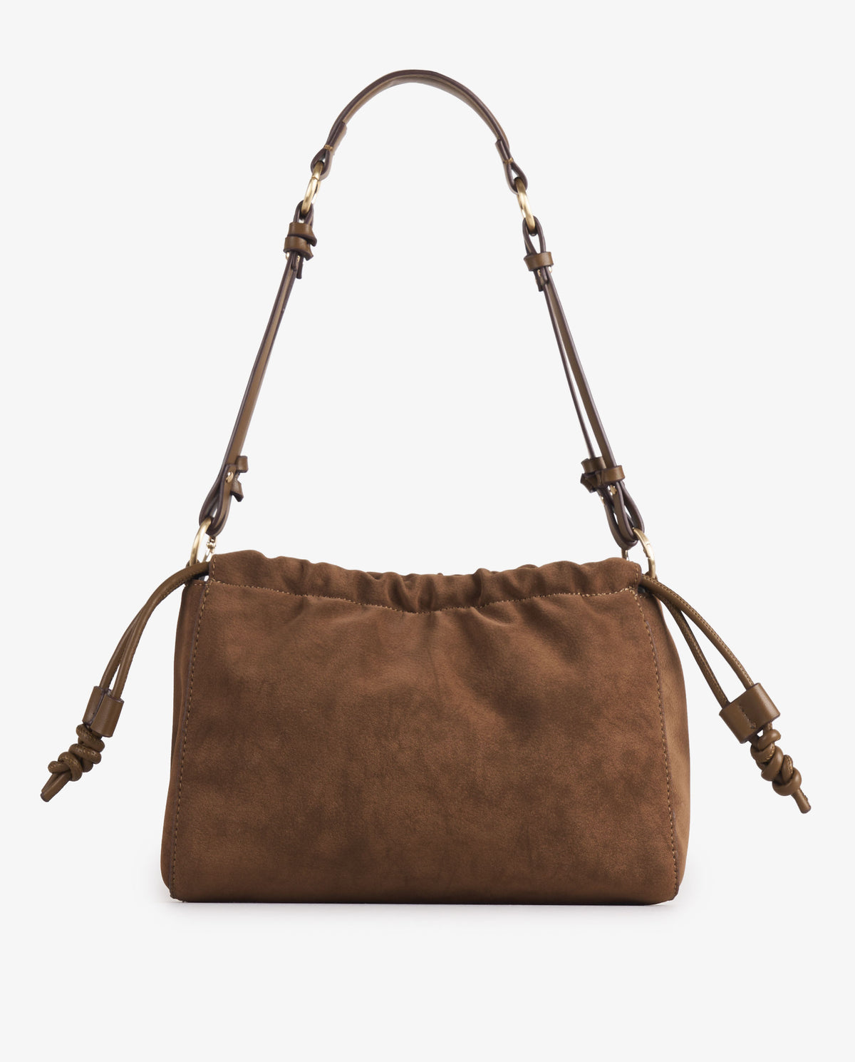 SHOULDER FRUNCIDOS CAMEL