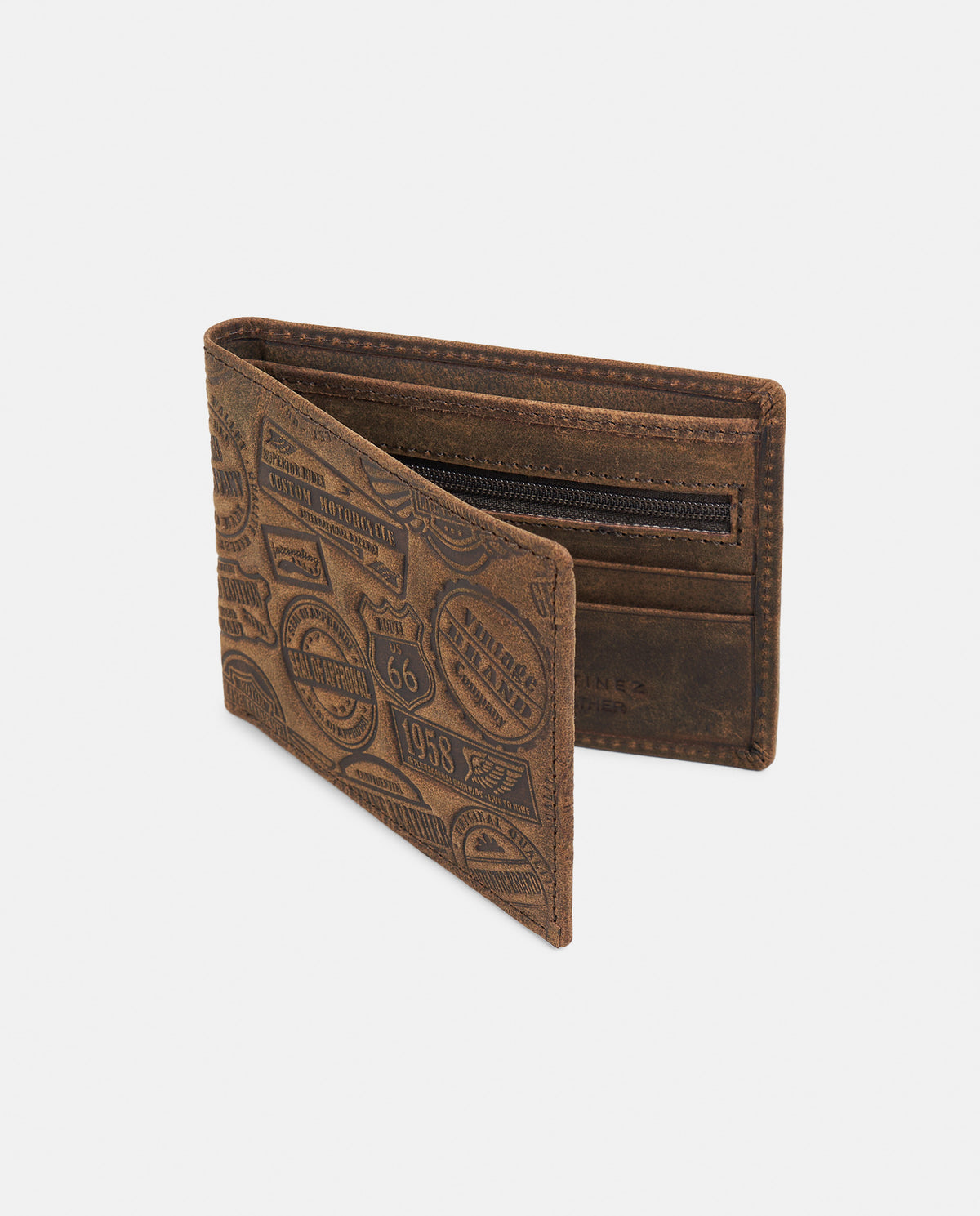 BILLETERA MEDIANA VINTAGE PIEL
