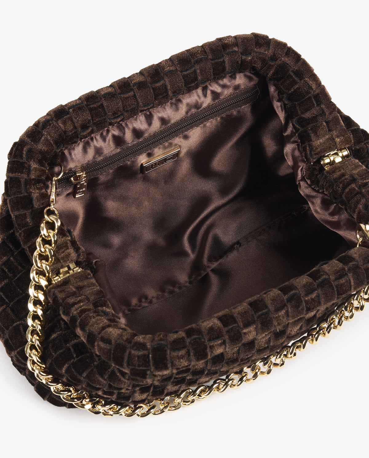 CLUTCH TERCIOPELO TRENZADO