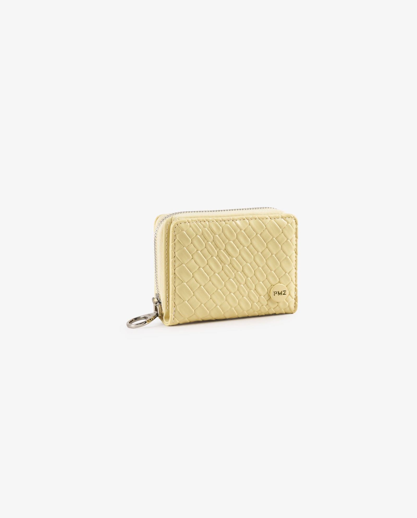 BILLETERA TRENZADA AMARILLO