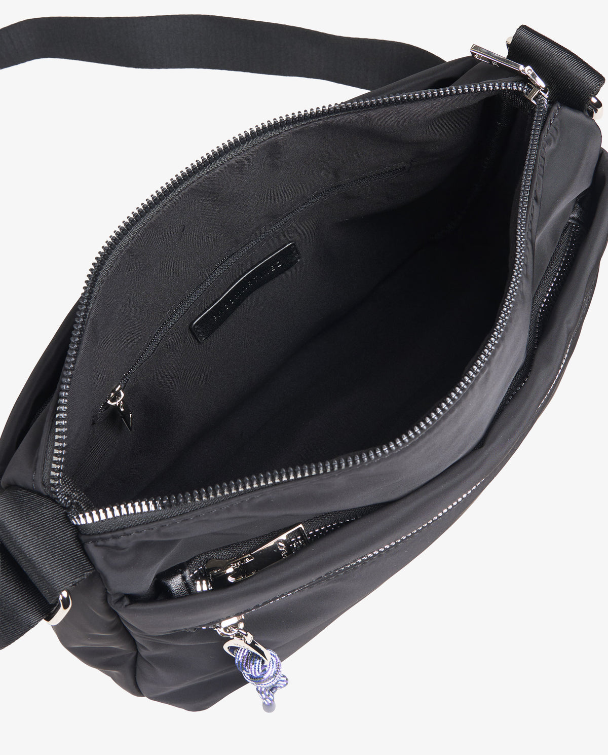 BANDOLERA CHARM NEGRO