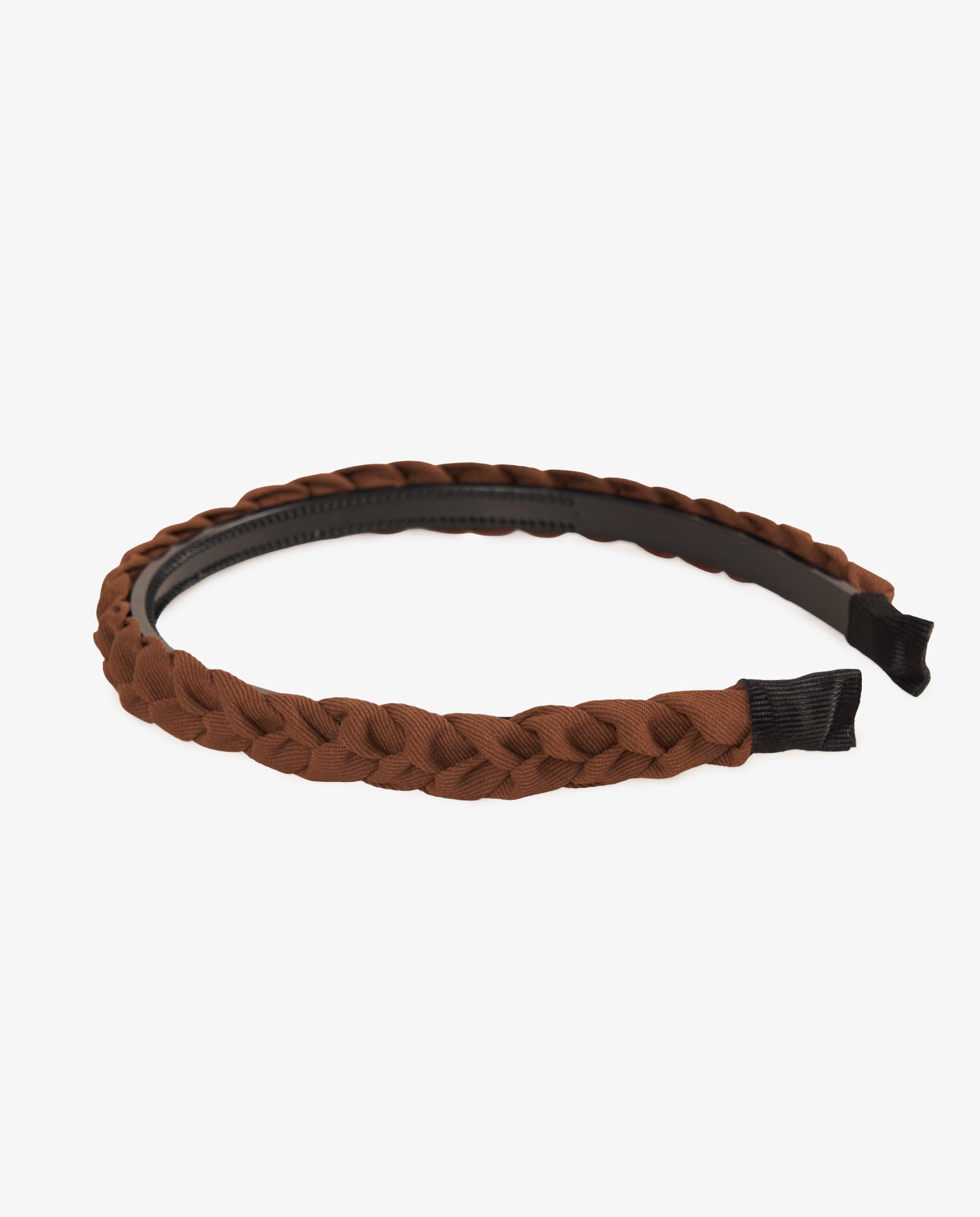 DIADEMA TRENZADO MARRÓN