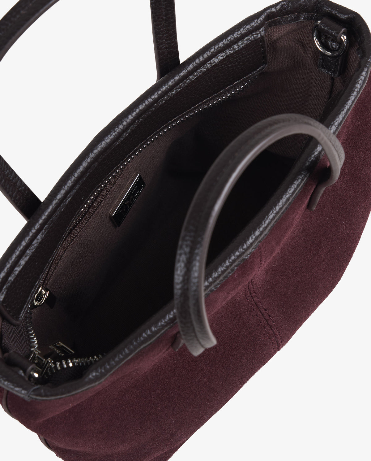 TOTE MINI PIEL BURDEOS