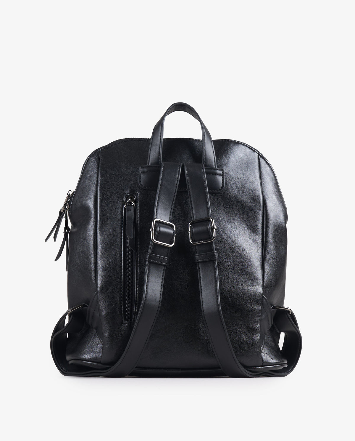 MOCHILA EFECTO PIEL NEGRO