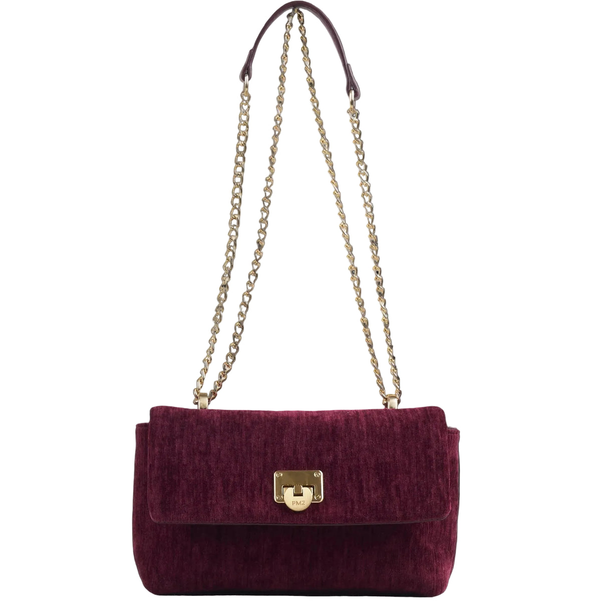 FLAP VELVET BURDEOS