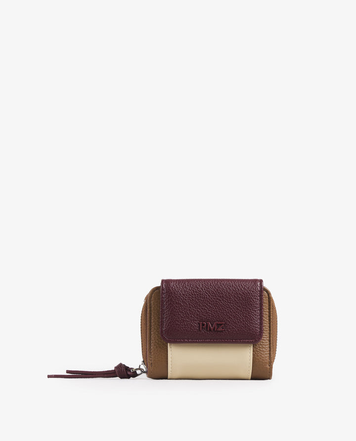 BURGUNDY COMBI WALLET