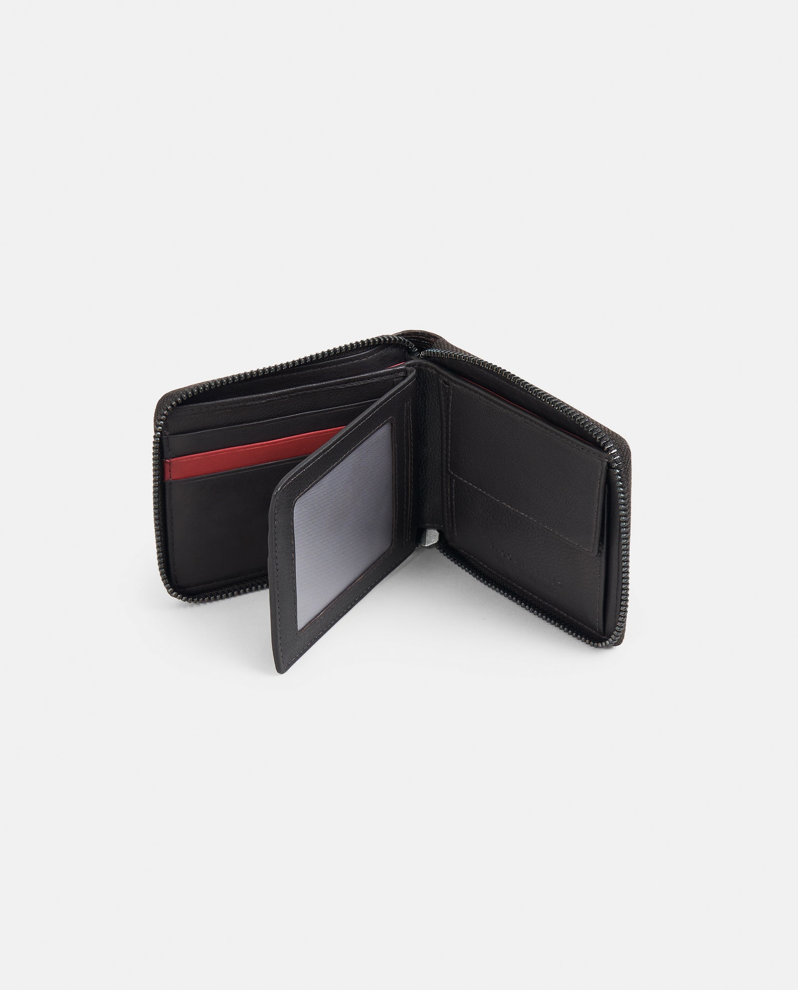 BILLETERA PIEL CREMALLERA CABALLERO