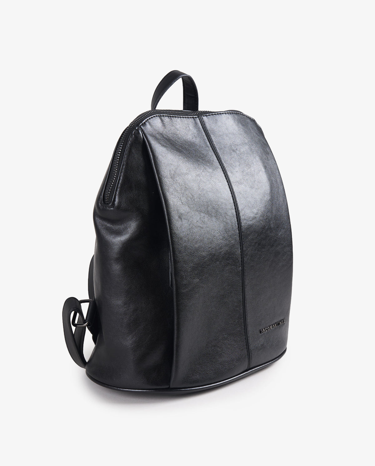 MOCHILA EFECTO PIEL NEGRO