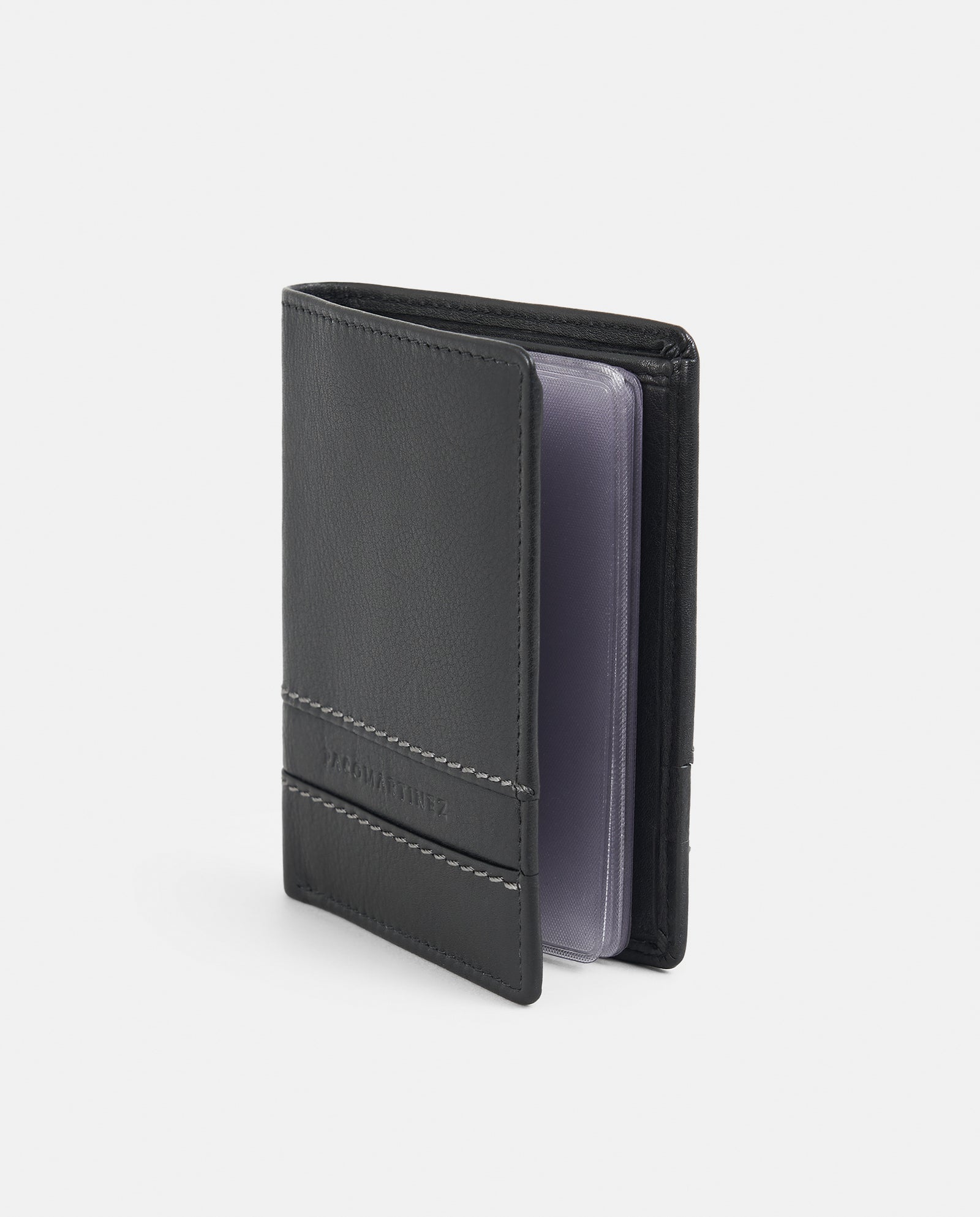 CARTERA PIEL PESPUNTE