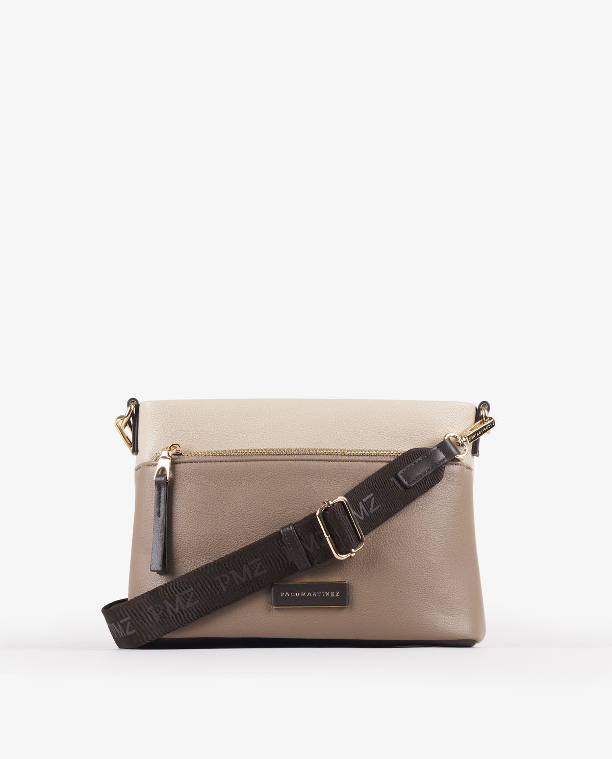 BANDOLERA LOGO BEIGE