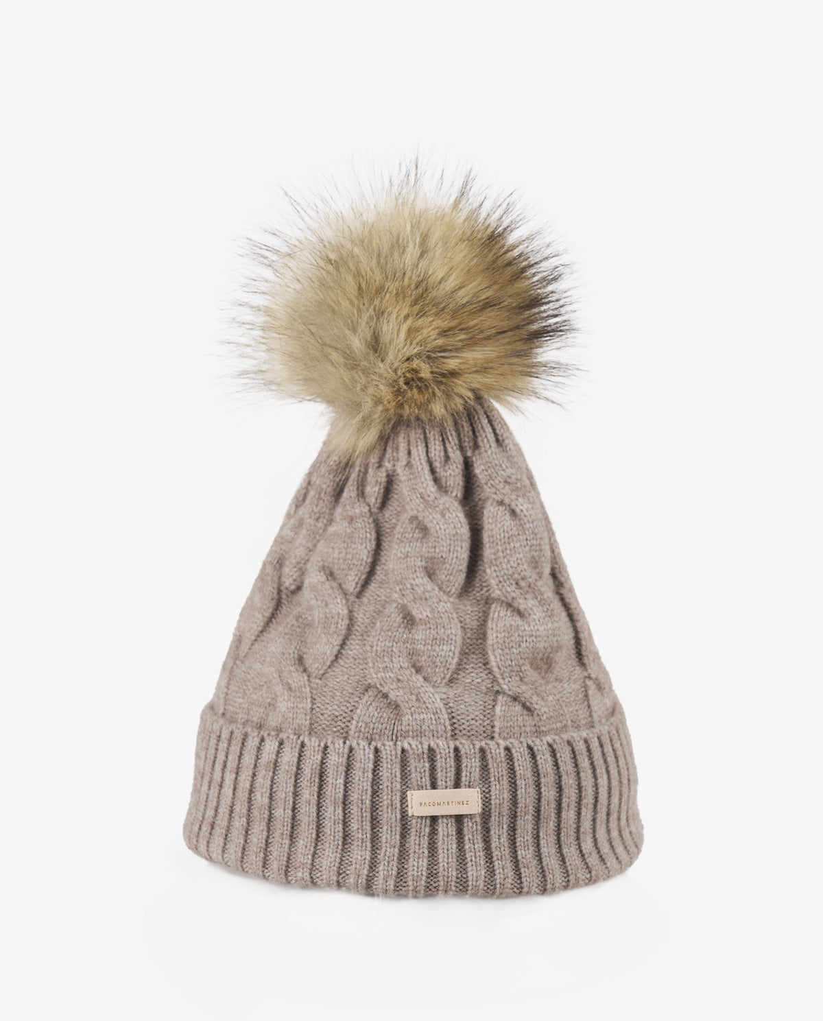 GORRO TRENZADO BEIGE