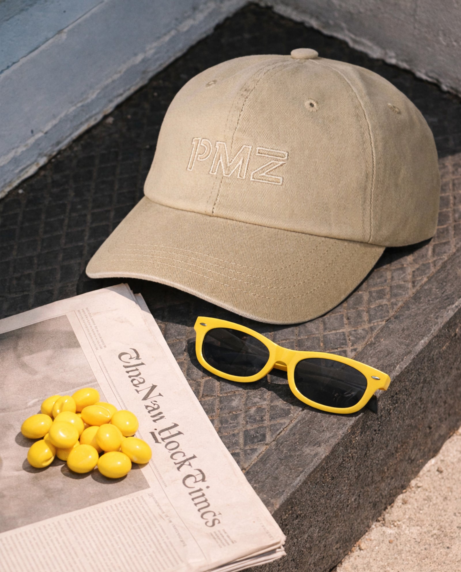 GORRA PMZ BEIGE