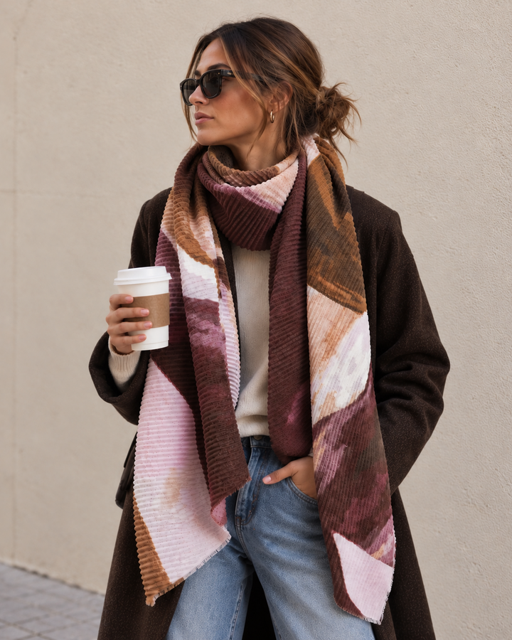 LARGE PRINTED SCARF